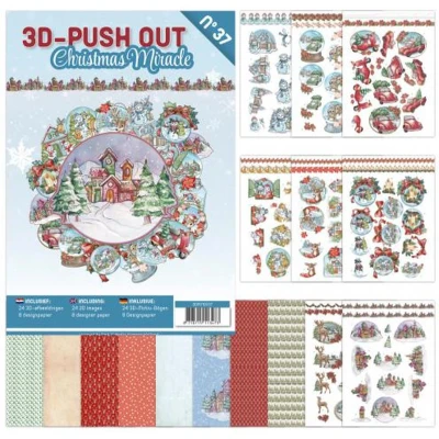 Afbeelding van 3D Push Out book 37 Christmas Miracle