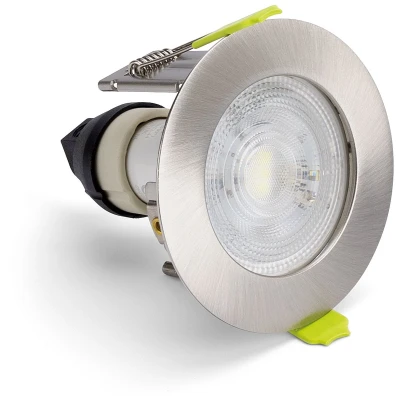 Afbeelding van Integral inbouwspot Satijn Nikkel rond IP65 zaagmaat 6cm incl. GU10 fitting excl. lichtbron