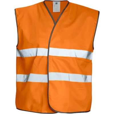 Afbeelding van ProJob 6703 SIGNALISATIEHESJE EN ISO 20471 KLASSE 2 646703 Oranje