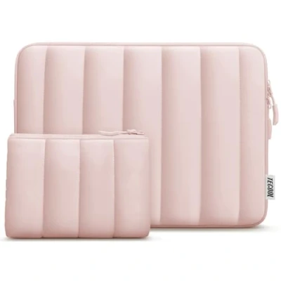 Afbeelding van TECOOL 13,3 inch laptoptas, hoes voor MacBook Air 13 13,6 M3 M2 2024 2022 2010, Pro M1 2012, 14 M4 2024, Acer Dell Lenovo HP spatbestendige