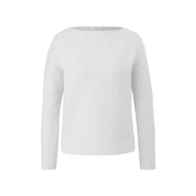 Afbeelding van s.Oliver Dames 10.2.11.14.140.2126023 Sweatshirts, wit, 46, 46