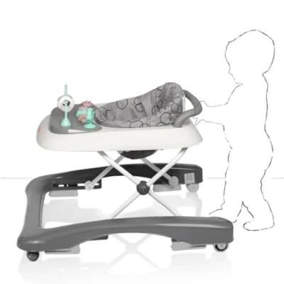 Afbeelding van Baninni Loopstoel Pio Grijs Dot Gray