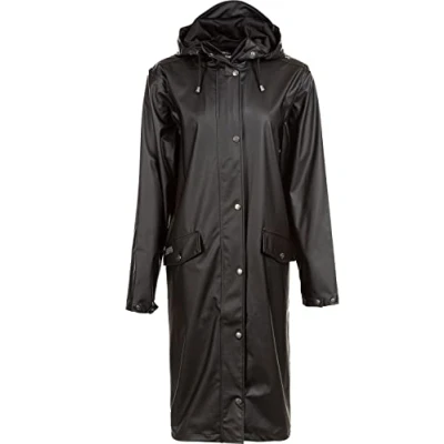 Afbeelding van Weather Report Dames regenjas Been W Long RPO 5000 1001 Black 46