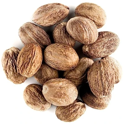 Afbeelding van Nootmuskaat Hele Noot Bio Specerijen Nutmeg Noten Echte Myristica Fragans