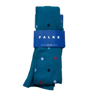 Afbeelding van Falke maillot maat 134/146 groen met gekleurde stippen