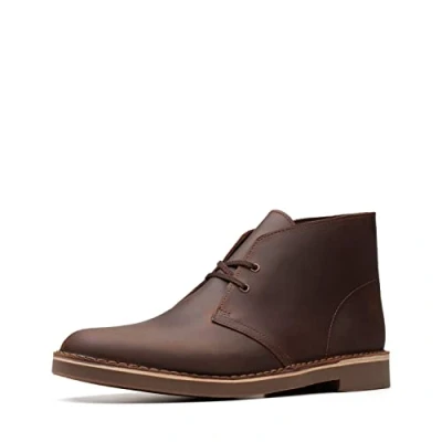 Afbeelding van Clarks Heren Bushacre 2 Chukka laarzen, Bijenwas, 47 EU Breed
