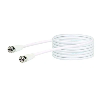 Afbeelding van Schwaiger KVC250 052 coax kabel 5 m F Wit