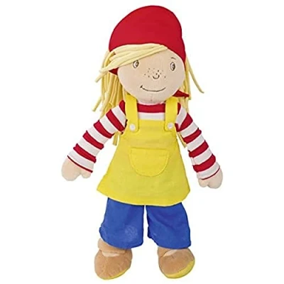 Afbeelding van Goki Knuffelpop Peggy Diggledey 28 Cm Multicolor
