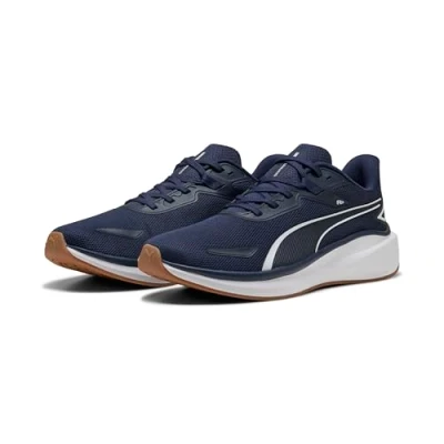 Afbeelding van PUMA Unisex Skyrocket LITE Road hardloopschoen, marineblauw Wit, 4.5 UK, Navy 37.5 EU