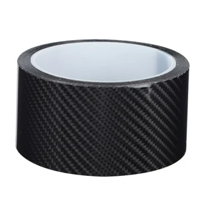 Afbeelding van Ymiko Carbon Fiber Strips Anti Kras Koolstofvezel Auto Deur Edge Guard Sticker Detaillering Wrap Beschermfolie Tape(5CM*3M)