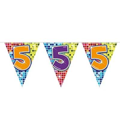 Afbeelding van Folat BV Mini Vlaggenlijn Blocks 5 jaar, 3mtr.