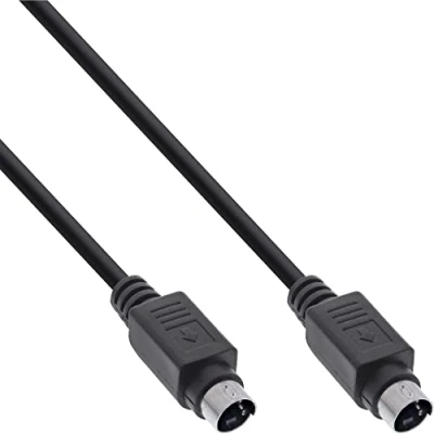 Afbeelding van InLine 89950 S VHS kabel, 4 polige mini DIN stekker/stekker, 2 m