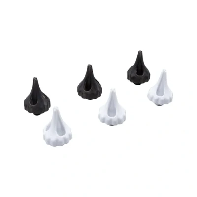 Afbeelding van Wush vervangingsstips set van 6 accessoires voor oorreiniger zachte &amp; flexibele oorsmeerverwijderaar