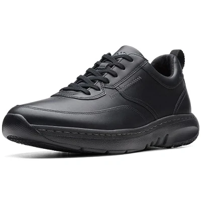 Afbeelding van Clarks Sneaker ClarksPro Lace Black Leather