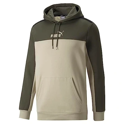 Afbeelding van PUMA Ess+ Block Hoodie Fl Sweatshirt voor heren