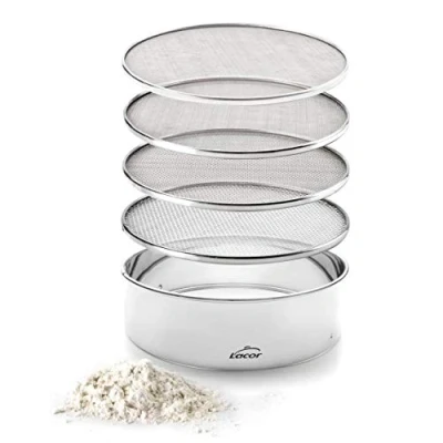 Afbeelding van Lacor_683404 ZEEF 4 VERWISSELBARE MAZEN 20 CM.,Zilver