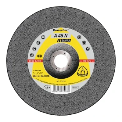 Afbeelding van Klingspor Afbraamschijf D115xS6mm gebogen aluminium gat 22,23 mm 10 stuks 6622