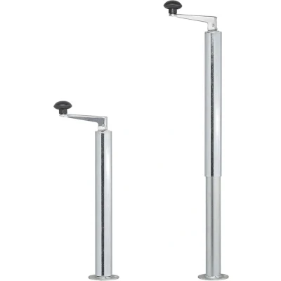 Afbeelding van Pro Plus Steunpoot Ø 48 x 400 t/m 650 mm Uitdraaibaar Gegalvaniseerd