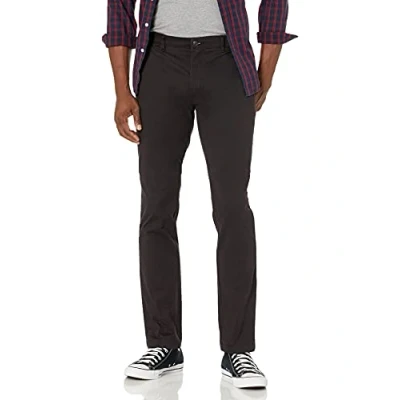 Afbeelding van Amazon merk Goodthreads Skinny Fit gewassen chino voor heren,Zwart,34W / 32L
