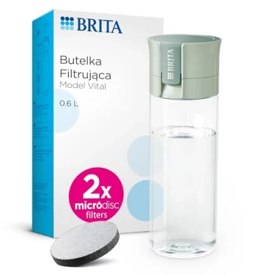 Afbeelding van Fles met Filter Brita 1052263 Groen 600 ml