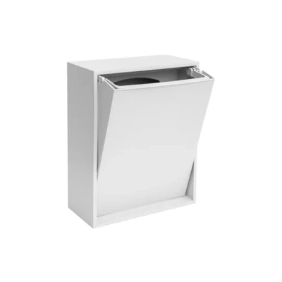 Afbeelding van RECOLLECTOR Recycling Box Glanzend wit