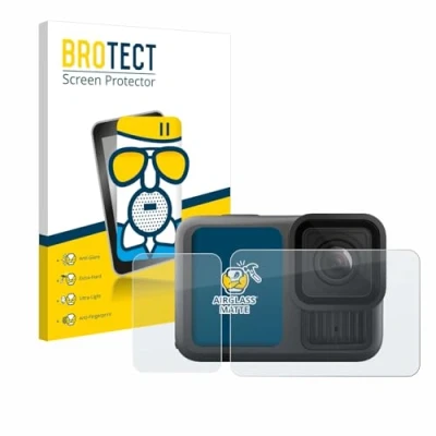 Afbeelding van BROTECT Antireflecterende Glas Screen Protector Mat voor GoPro Hero 13 Black Schermbeschermer [Beschermglas Folie niet Gehard Glas]