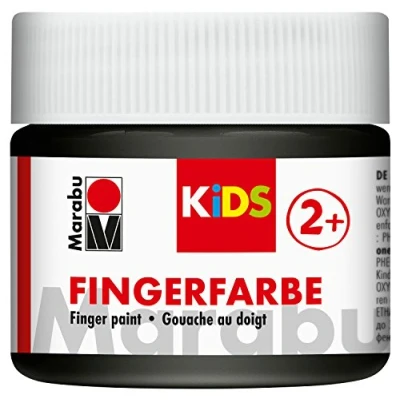 Afbeelding van Marabu KIDS vingerverf, 100 ml blik zwart