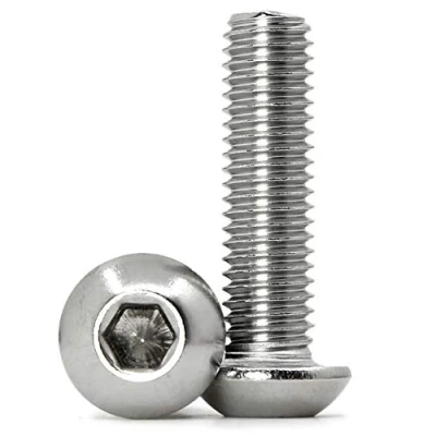 Afbeelding van (50 stuks) M5x16mm lenskopschroeven met binnenzeskant 304 roestvrij staal inbusbout volledige schroefdraad