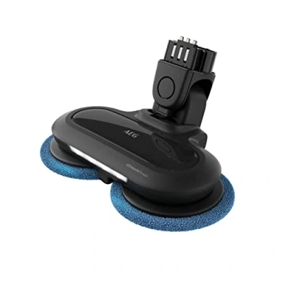 Afbeelding van AEG AZE160 UltimatePower Dweilborstel voor 6000 accustofzuiger (mondstuk efficiënte natte reiniging, dweilfunctie, 2 roterende reinigingspads, led voorlicht, zwart)