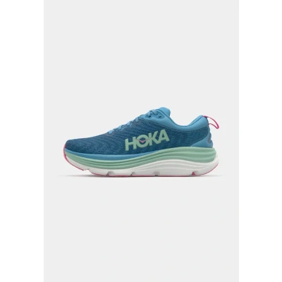 Afbeelding van HOKA Gaviota 5 Hardloopschoenen voor op de weg, Dames, Maat: 42, Alpine blue/jadeite Schoenen
