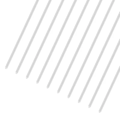 Afbeelding van LAVMHAB 6063 aluminium ronde staaf, 2 mm x 200 mm, solide schachten, staven, staaf voor doe het zelf knutselmodellen (10 stuks)
