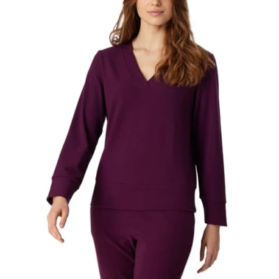 Afbeelding van Schiesser MIX &amp; Relax Pyjamashirt, Dames, Maat: 40, Pflaume