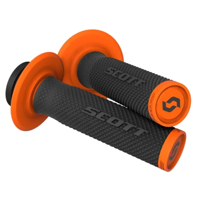 Afbeelding van Scott SXII Lock on Handvaten Zwart / Oranje