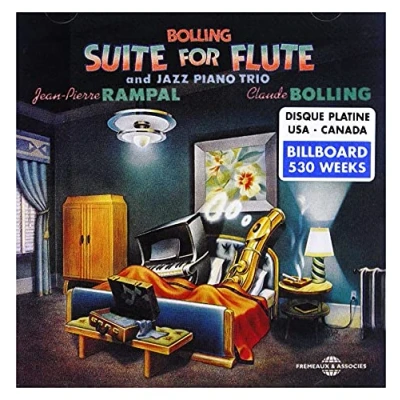 Afbeelding van Claude Bolling &amp; Jean Rampal Suite For Flute And Jazz Piano (CD)