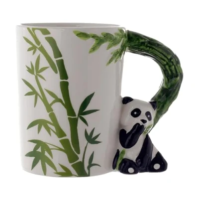 Afbeelding van Beker met panda handvat