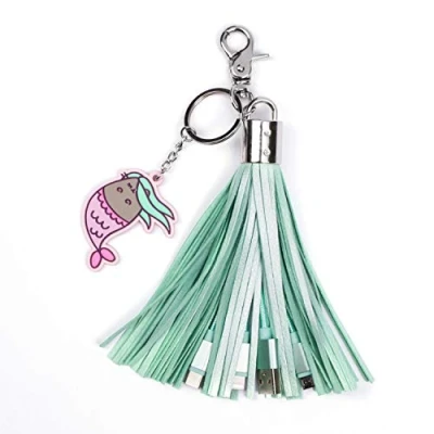 Afbeelding van Pusheen 3 in 1 Usb oplaadkabel Tassel Groen
