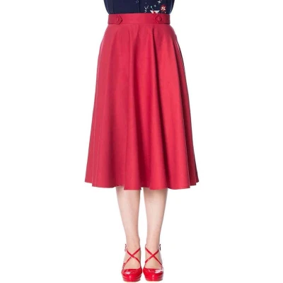 Afbeelding van Dancing Days DI Rok XS Bordeaux rood