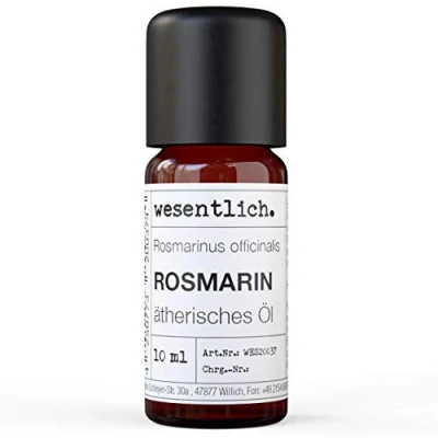Afbeelding van Rozemarijnolie pure etherische olie van wesentlich. 100% natuurlijk uit het glazen flesje (10ml)