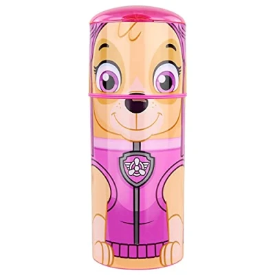 Afbeelding van P:os 33666 PAW Patrol drinkfles voor kinderen in Skye design, ca. 350 ml, lekvrij, met geïntegreerd rietje, van kunststof (Tritan), bpa en ftalaatvrij