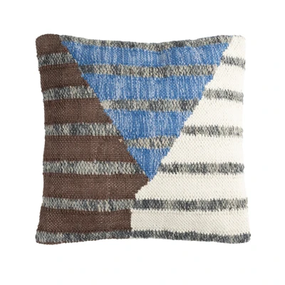 Afbeelding van Dutchbone Kussen Hampton 45x45 Blauw