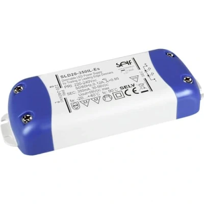 Afbeelding van Self Electronics SLD30 500IL ES LED driver Constante stroomsterkte 30 W 500 mA 60 V/DC Dimbaar, Montage op ontvlambare oppervlakken,