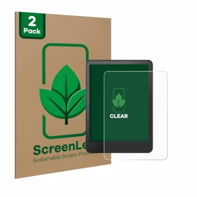 Afbeelding van ScreenLeaf Screenprotector voor Amazon Kindle Colorsoft Duurzame schermbescherming Folie Beschermfolie transparant (2 Stuks)