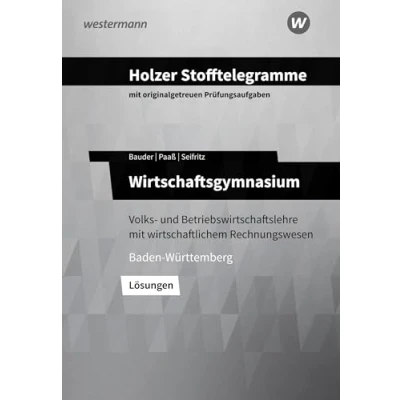 Afbeelding van Holzer Stofftelegr. VWL BWL REWE Lös. BW