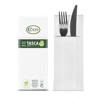 Afbeelding van Class C4032TA 0 PEFC Airlaid servethouder, papier, 40 x 32 0,8 cm, 20 stuks