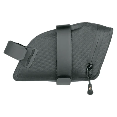 Afbeelding van SKS GERMANY Race Saddle Bag L Zadeltas voor fietsen (fietstas, aerodynamisch en licht, gelast bovenmateriaal, spatwaterdicht, inkortbare klittenbandbanden), zwart