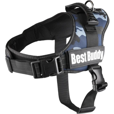 Afbeelding van Hondentuig Best Buddy Pluto Blauw Army XXL