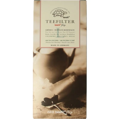 Afbeelding van Teeli Theefilters Papier Wit 100 Stuks