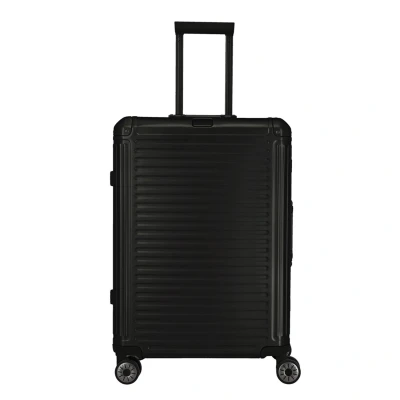Afbeelding van Travelite Next 2.0 Aluminium 4w Trolley M black matt Harde Koffer