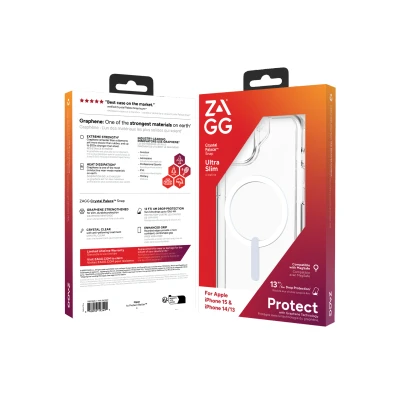 Afbeelding van ZAGG TPU Back Cover Transparant MagSafe Apple iPhone 15