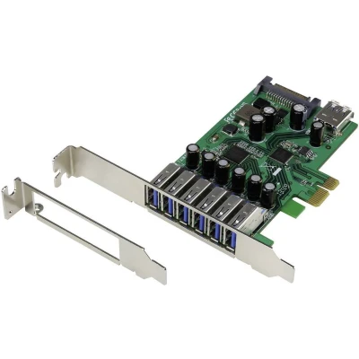 Afbeelding van Renkforce 6 + 1 poorten USB 3.2 Gen controllerkaart A PCIe